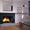 fireplace mirror & foot table